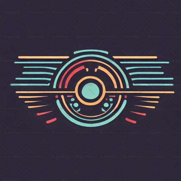 Abstraktes Retro